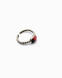 Silver Plated with Polymer Clay Inlay Ring