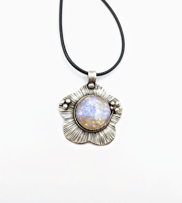 Mani Opal Polymer Clay Necklace