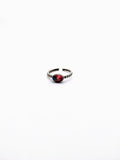 Silver Plated with Polymer Clay Inlay Ring