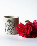 The Hug Concrete Planter