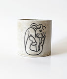 The Hug Concrete Planter