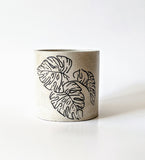 Monstera Concrete Planter