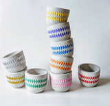 Colorblast Concrete Pot