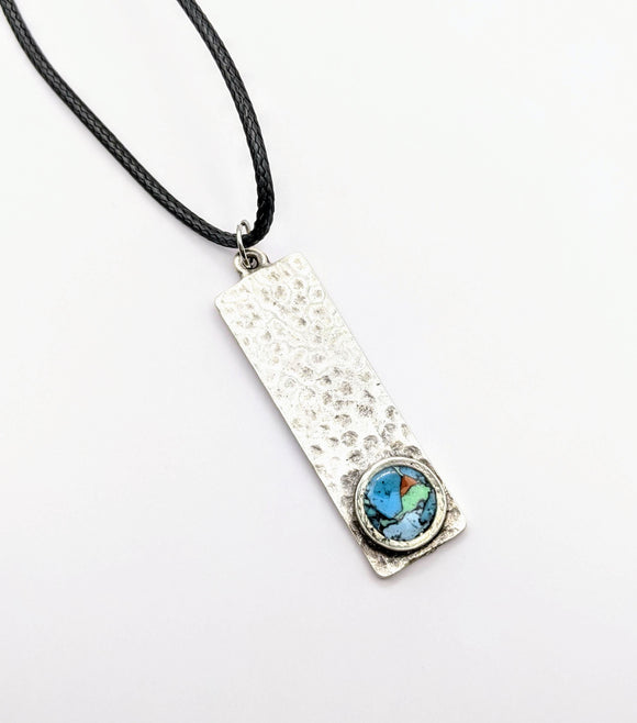 Iara Turquoise Polymer Clay Necklace