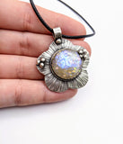 Mani Opal Polymer Clay Necklace