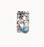 Cyrene Ring Turquoise  Polymer Clay Stone